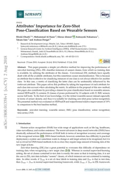 Attributes' Importance for Zero-Shot Pose-Classification Based on
  Wearable Sensors