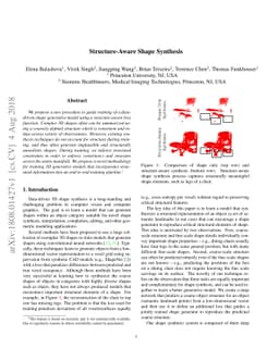 Structure-Aware Shape Synthesis