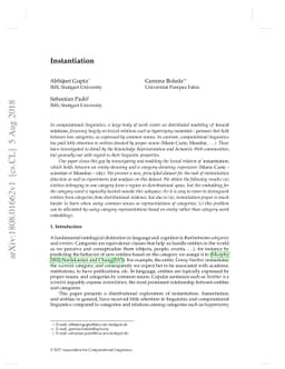 Instantiation