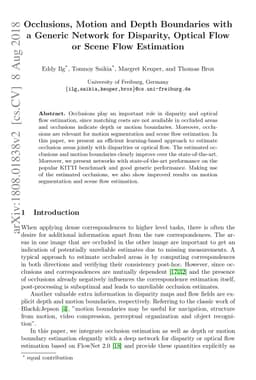 Occlusions, Motion and Depth Boundaries with a Generic Network for
  Disparity, Optical Flow or Scene Flow Estimation