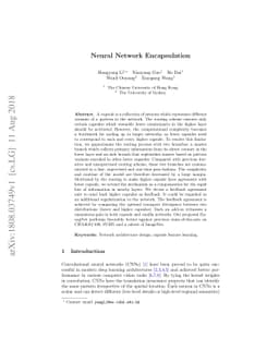 Neural Network Encapsulation