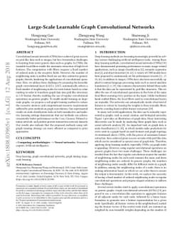 Large-Scale Learnable Graph Convolutional Networks