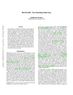 REGMAPR - Text Matching Made Easy