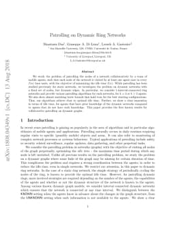 Patrolling on Dynamic Ring Networks