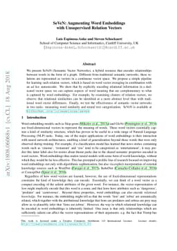 SeVeN: Augmenting Word Embeddings with Unsupervised Relation Vectors