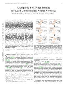 Asymptotic Soft Filter Pruning for Deep Convolutional Neural Networks
