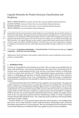 Capsule Networks for Protein Structure Classification and Prediction