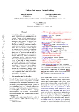 End-to-End Neural Entity Linking