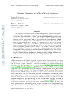 Ontology Reasoning with Deep Neural Networks