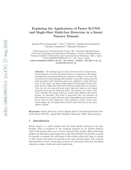 Exploring the Applications of Faster R-CNN and Single-Shot Multi-box
  Detection in a Smart Nursery Domain