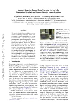 simNet: Stepwise Image-Topic Merging Network for Generating Detailed and
  Comprehensive Image Captions