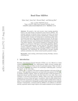 Real-Time MDNet
