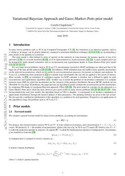 Variational Bayesian Approach and Gauss-Markov-Potts prior model