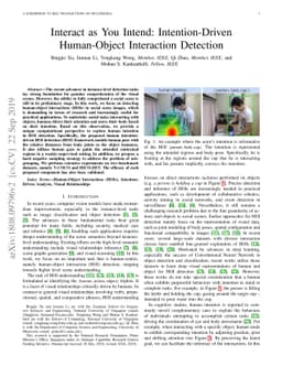 Interact as You Intend: Intention-Driven Human-Object Interaction
  Detection