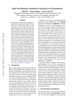 Hard Non-Monotonic Attention for Character-Level Transduction