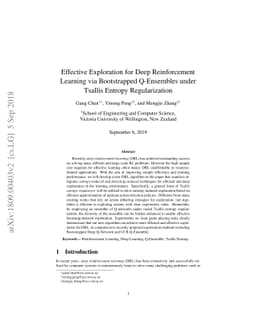 Effective Exploration for Deep Reinforcement Learning via Bootstrapped
  Q-Ensembles under Tsallis Entropy Regularization