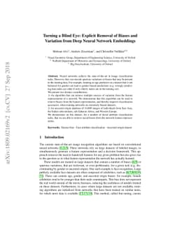 Turning a Blind Eye: Explicit Removal of Biases and Variation from Deep
  Neural Network Embeddings