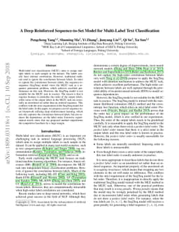 A Deep Reinforced Sequence-to-Set Model for Multi-Label Text
  Classification