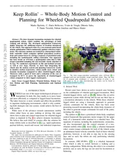 Keep Rollin' - Whole-Body Motion Control and Planning for Wheeled
  Quadrupedal Robots