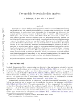 New models for symbolic data analysis