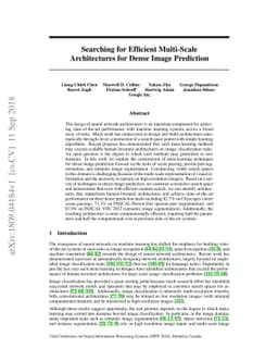 Searching for Efficient Multi-Scale Architectures for Dense Image
  Prediction
