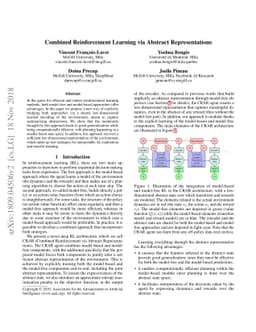 Combined Reinforcement Learning via Abstract Representations