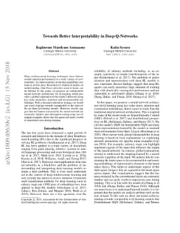 Towards Better Interpretability in Deep Q-Networks