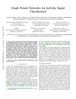 Graph Neural Networks for IceCube Signal Classification