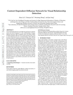 Context-Dependent Diffusion Network for Visual Relationship Detection