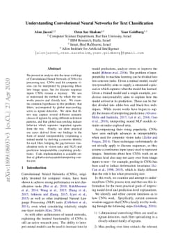 Understanding Convolutional Neural Networks for Text Classification