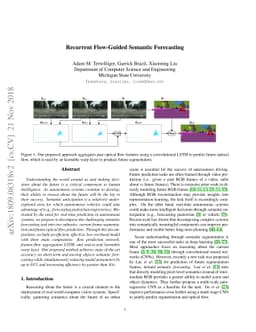 Recurrent Flow-Guided Semantic Forecasting