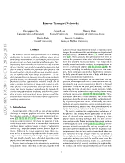 Inverse Transport Networks