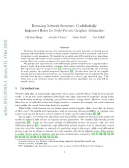 Revealing Network Structure, Confidentially: Improved Rates for
  Node-Private Graphon Estimation