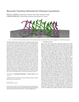 Recurrent Transition Networks for Character Locomotion