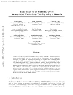 Team NimbRo at MBZIRC 2017: Autonomous Valve Stem Turning using a Wrench