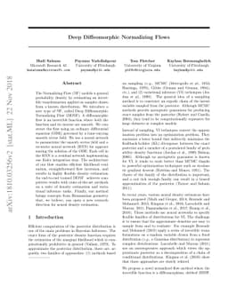 Deep Diffeomorphic Normalizing Flows