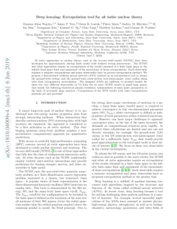 Deep learning: Extrapolation tool for ab initio nuclear theory