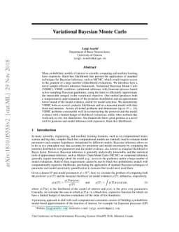 Variational Bayesian Monte Carlo