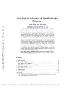 Topological Inference of Manifolds with Boundary