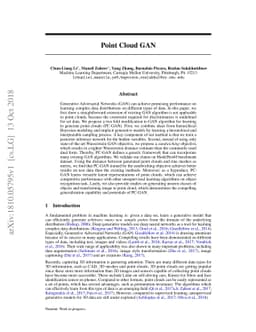 Point Cloud GAN