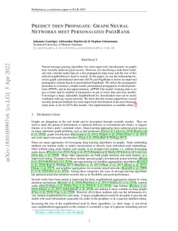 Predict then Propagate: Graph Neural Networks meet Personalized PageRank