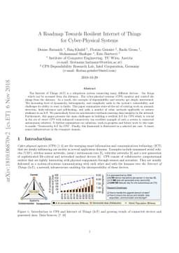 A Roadmap Towards Resilient Internet of Things for Cyber-Physical
  Systems