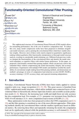 Functionality-Oriented Convolutional Filter Pruning