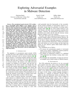 Exploring Adversarial Examples in Malware Detection