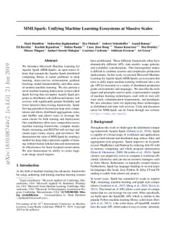 MMLSpark: Unifying Machine Learning Ecosystems at Massive Scales