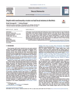 Depth with Nonlinearity Creates No Bad Local Minima in ResNets