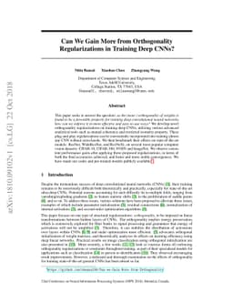 Can We Gain More from Orthogonality Regularizations in Training Deep
  CNNs?