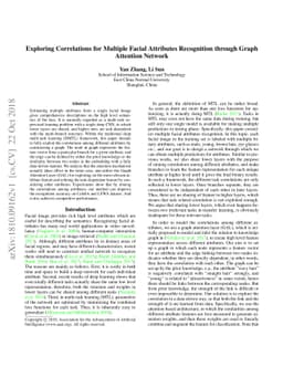 Exploring Correlations in Multiple Facial Attributes through Graph
  Attention Network