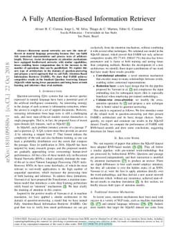 A Fully Attention-Based Information Retriever