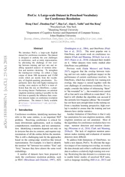 PreCo: A Large-scale Dataset in Preschool Vocabulary for Coreference
  Resolution